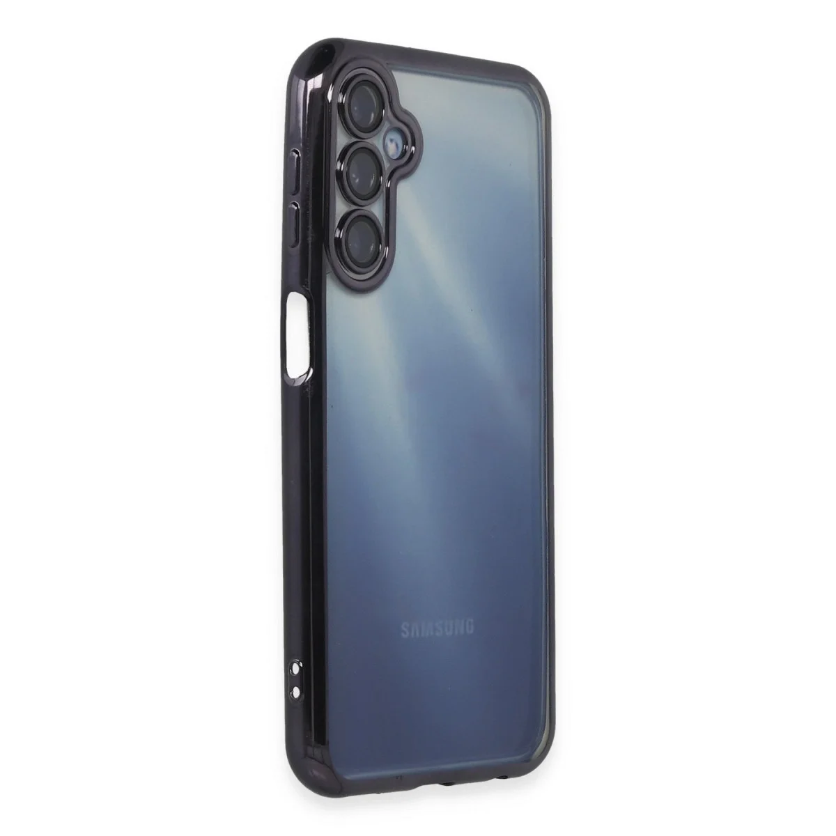 Samsung Galaxy A15 4g Kılıf Razer Lensli Silikon - Mor görsel 2