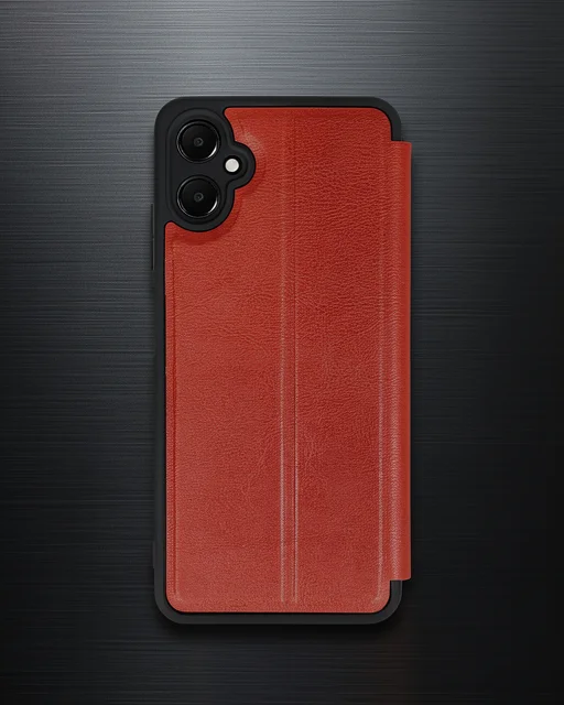 Samsung Galaxy A05 Kılıf Flip Cover - Kırmızı