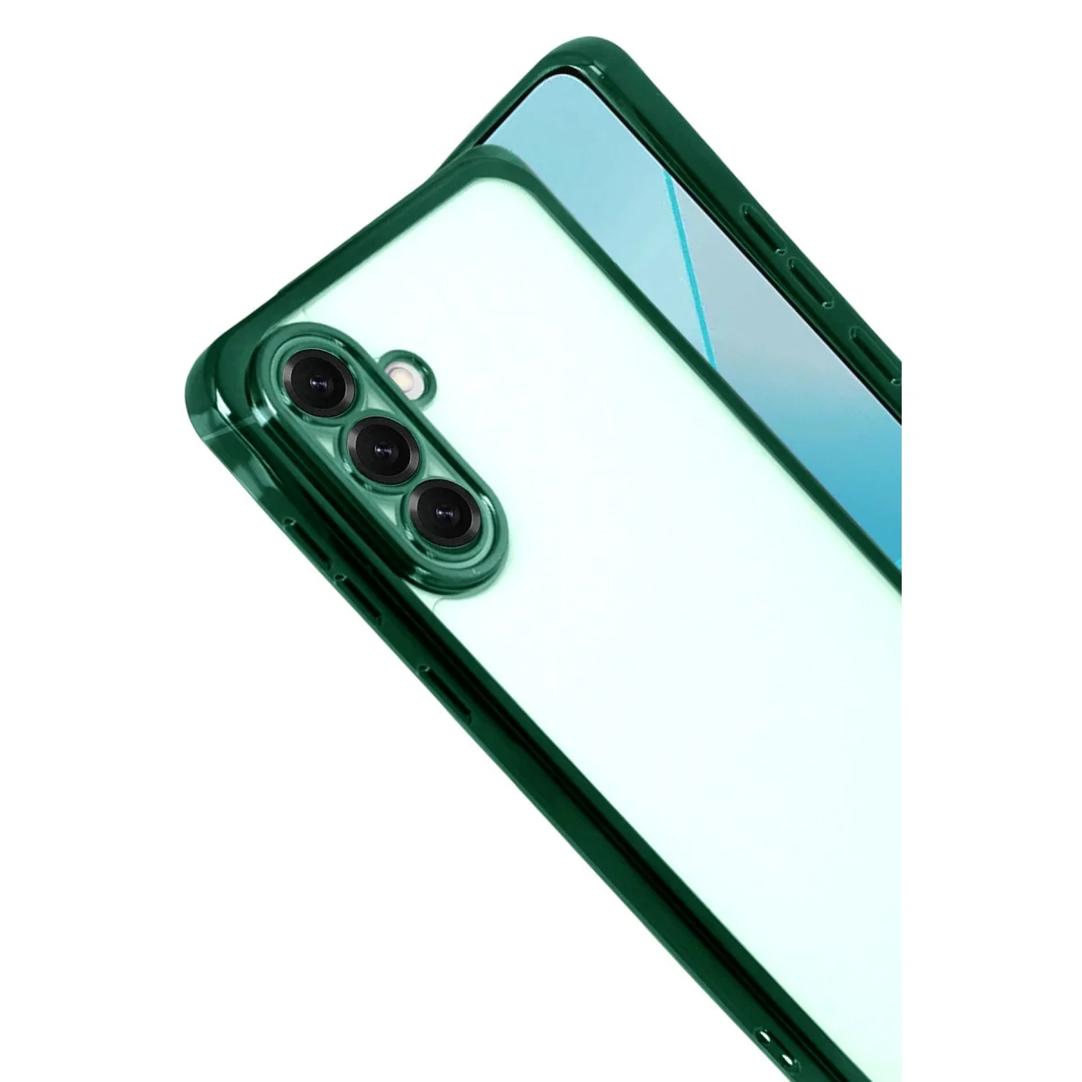 Samsung Galaxy A17 5g Razer Lensli Silikon - Yeşil görsel 2