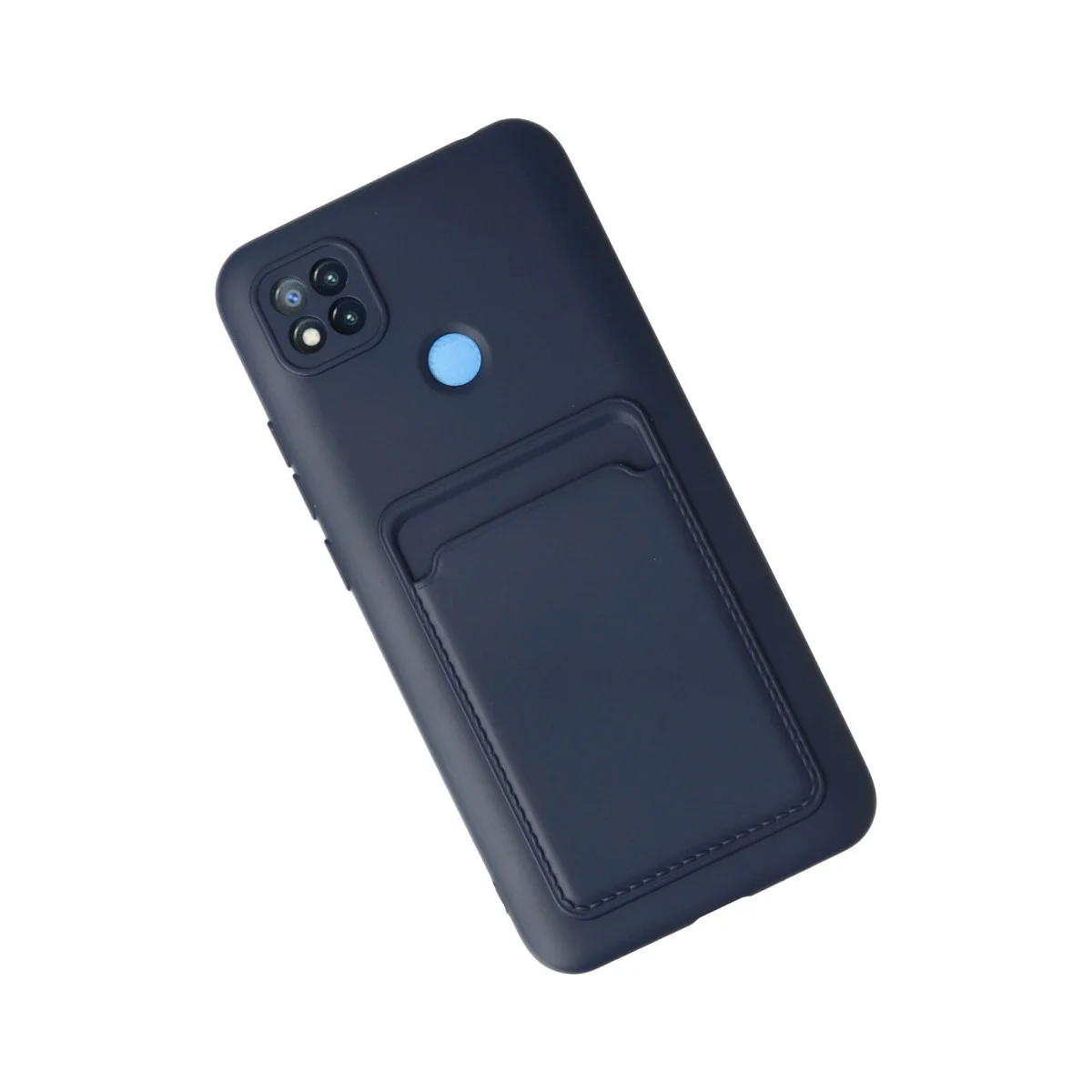 Xiaomi Redmi 9c Kılıf Kelvin Kartvizitli Silikon - Lacivert görsel 3