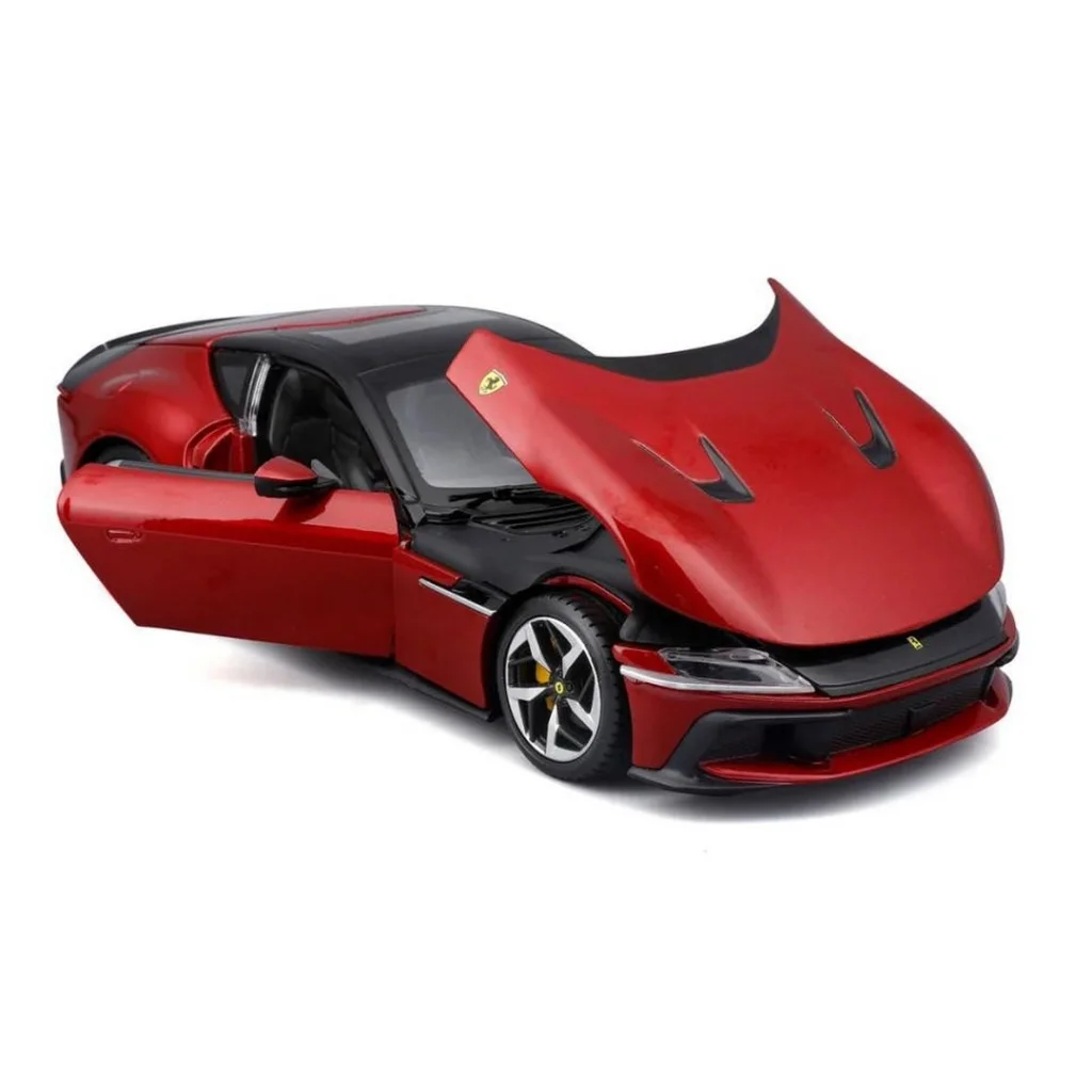 1/24 12 Cilindiric Kırmızı Model Araba görsel 2