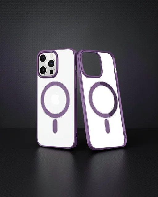 Apple İphone 13 Pro Max Kılıf Element Magneticsafe Sert Kapak - Derin Mor