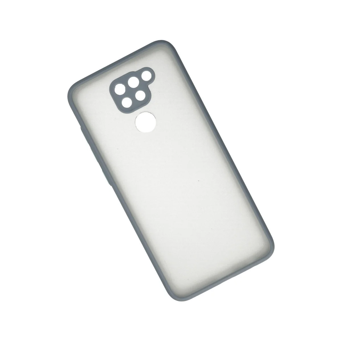 Xiaomi Redmi Note 9 Kılıf Montreal Silikon Kapak - Gri görsel 2