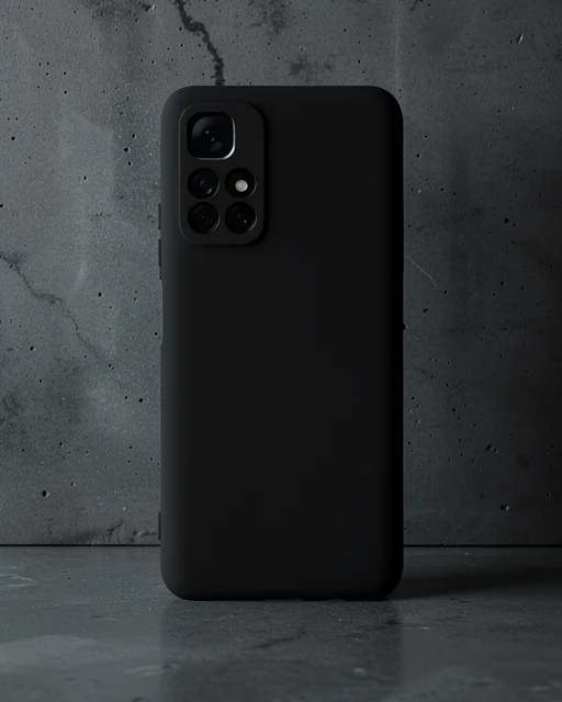 Xiaomi Redmi Note 11t Kılıf Nano İçi Kadife Silikon - Siyah