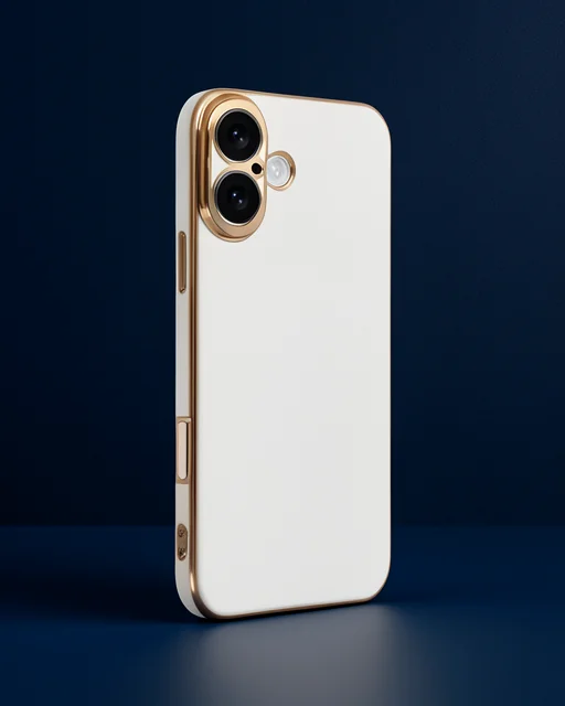 Apple İphone 16 Kılıf Volet Silikon - Beyaz
