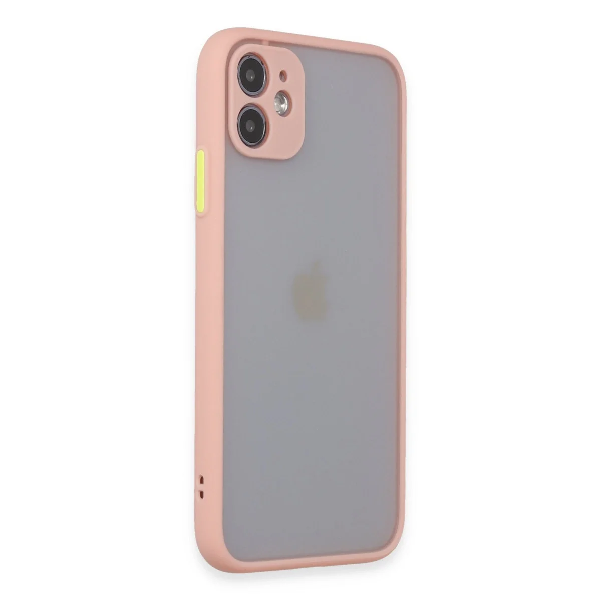 Apple İphone 11 Kılıf Montreal Silikon Kapak - Pembe görsel 2