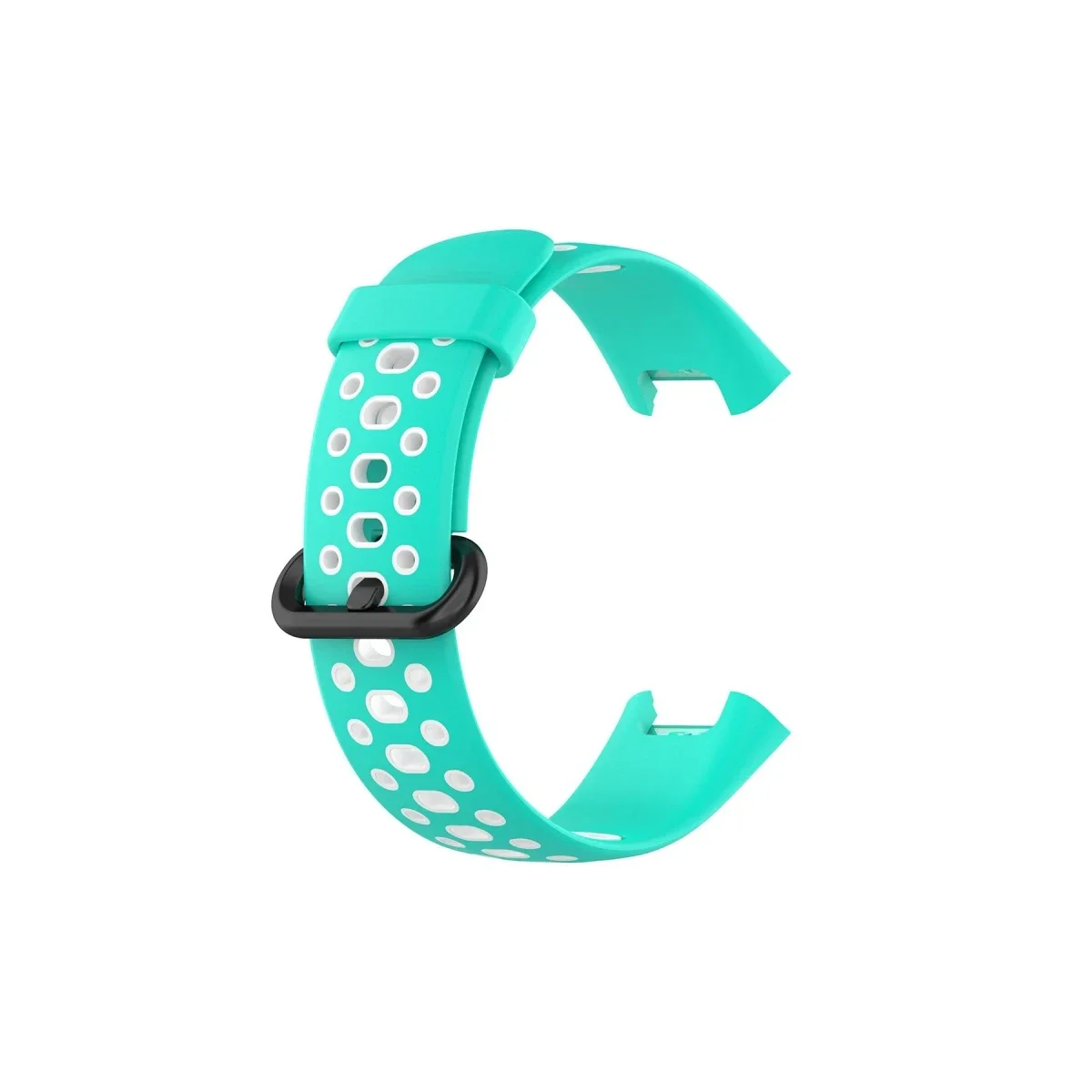 Xiaomi Redmi Watch 2 Spor Delikli Kordon - Turkuaz-Beyaz görsel 3