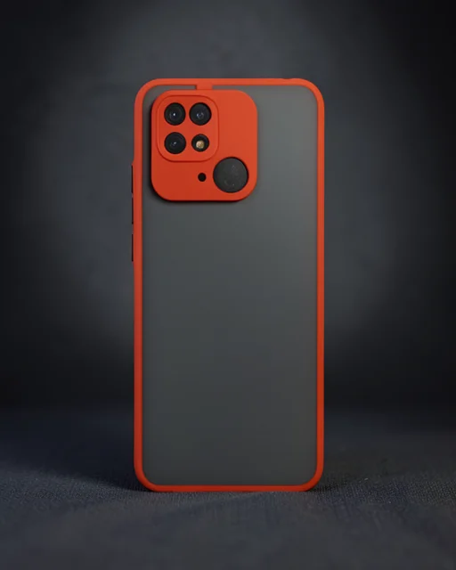Xiaomi Redmi 10c Kılıf Montreal Silikon Kapak - Kırmızı