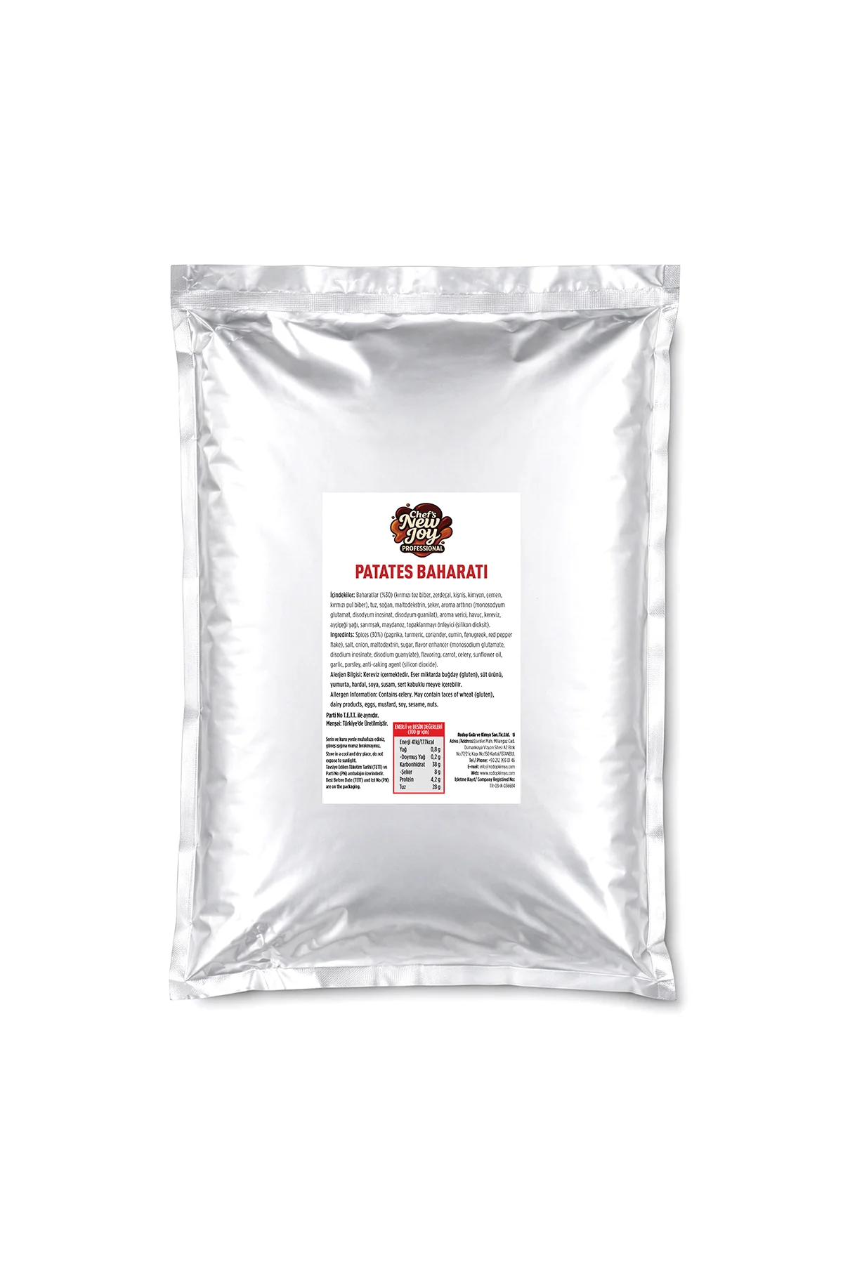 Patates Baharatı 3000 gr Potato Seasoning