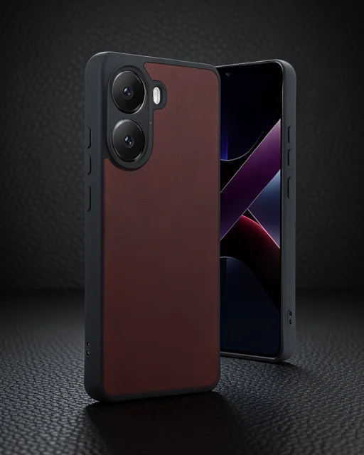 Xiaomi Poco X7 Pro Kılıf Aras Deri Kapak - Bordo
