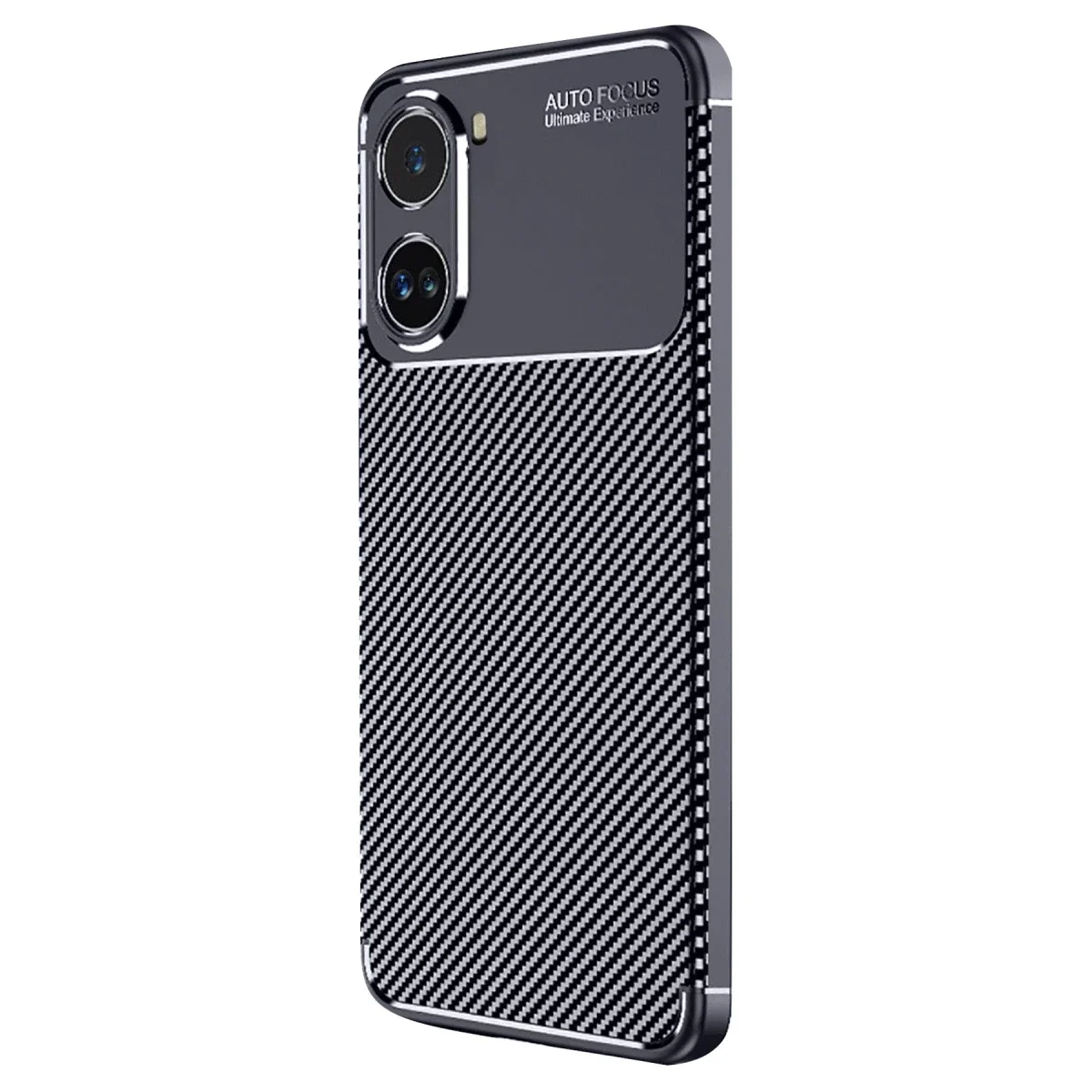 Xiaomi Poco X7 Pro Kılıf Auto Focus Karbon Kapak - Lacivert görsel 2