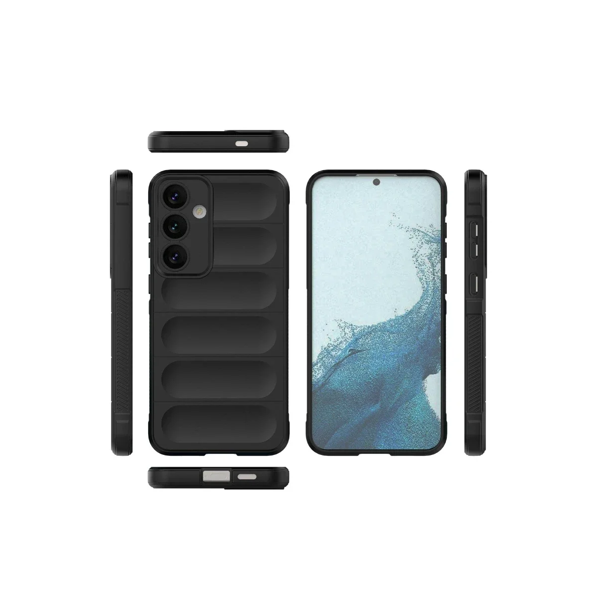Samsung Galaxy S24 Kılıf Optimum Silikon - Siyah görsel 2