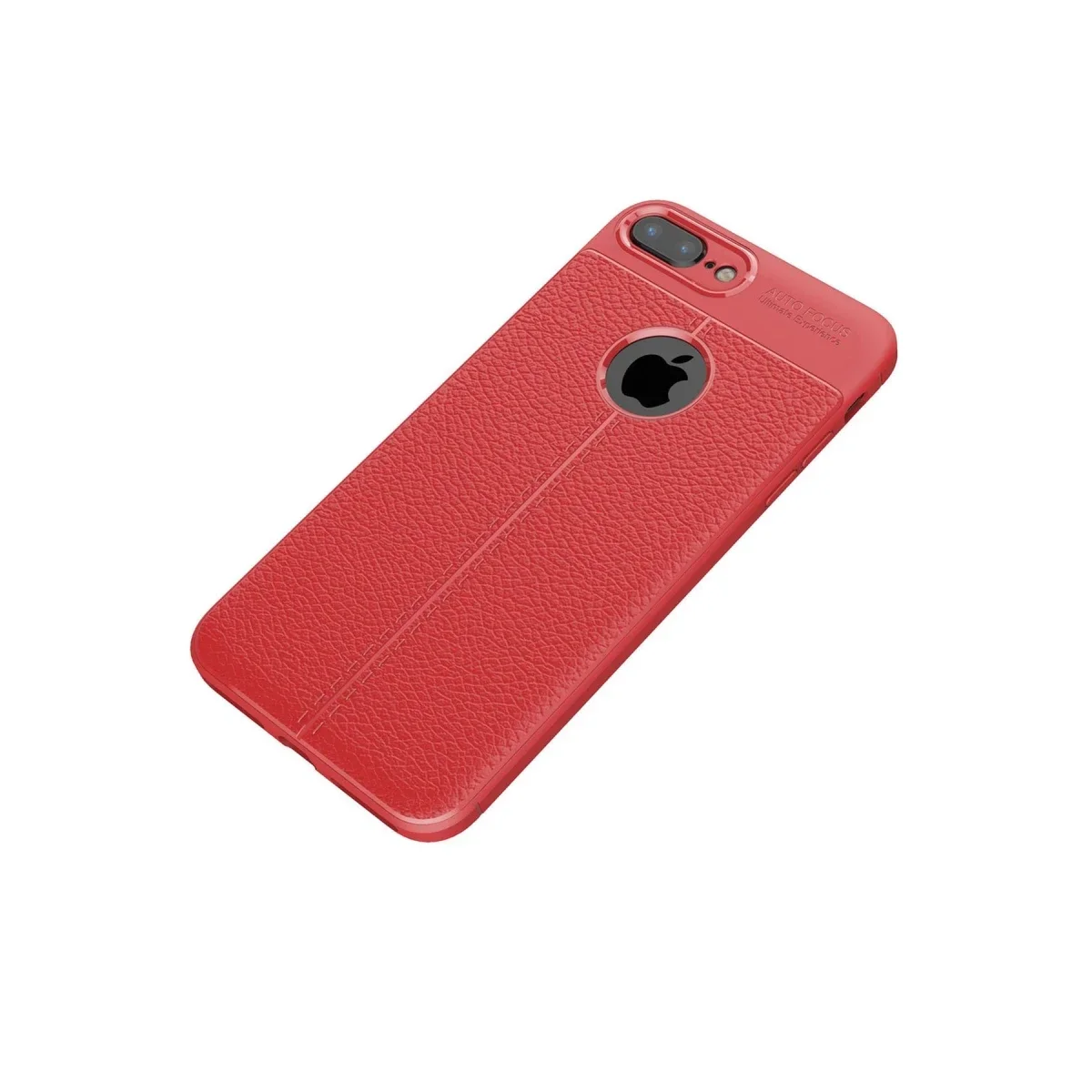 Apple iPhone 7 Plus Kılıf Auto Focus Kapak - Kırmızı görsel 2