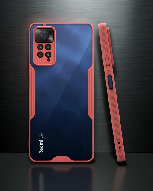 Xiaomi Redmi Note 11 Pro Kılıf Platin Silikon - Pembe