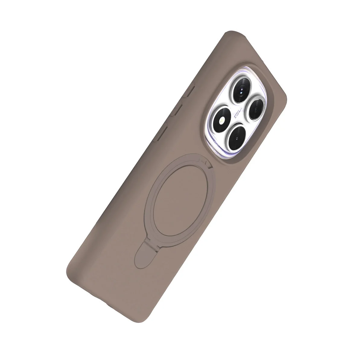 Xiao Red Note 14 Pro 4g Regal Magsafe Standlı Kapak - Çöl Titanyum görsel 5