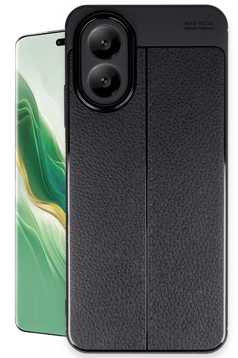 Oppo A38 Kılıf Auto Focus Kapak - Siyah