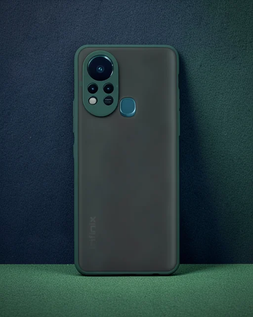 İnfinix Hot 11s Kılıf Montreal Silikon Kapak - Yeşil