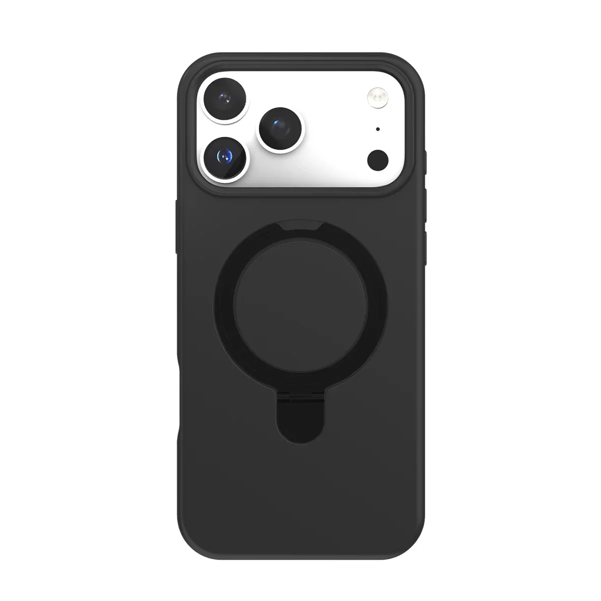 Apple iPhone 17 Pro Max Regal Magsafe Standlı Kapak - Siyah görsel 2