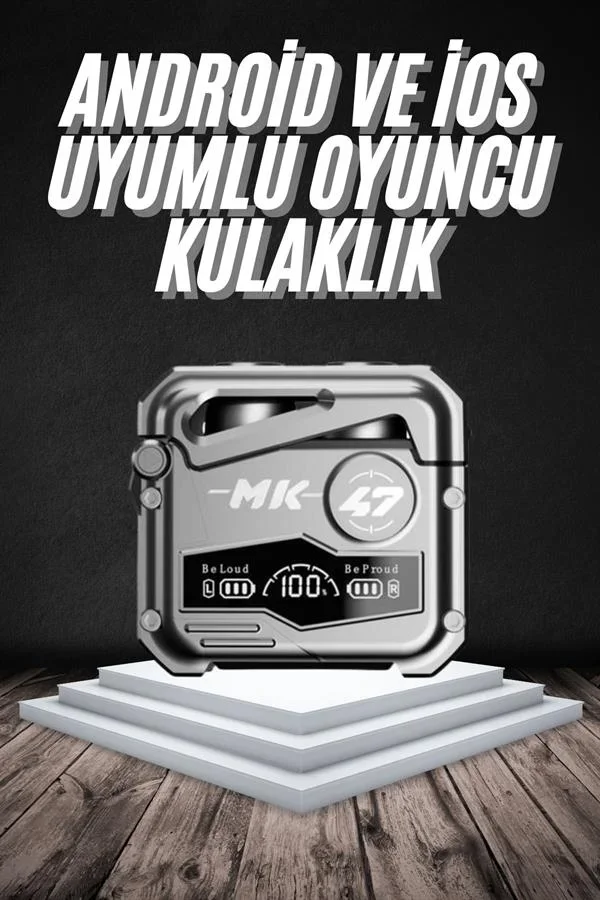 Bluetooth Kulaklık Dokunmatik Kontrol Tws kablosuz kulaklık Hi-fi Stereo görsel 2