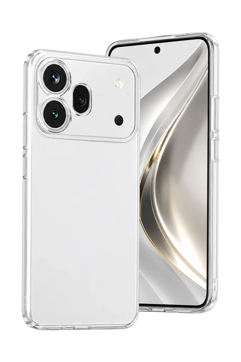 Huawei Honor 600 Pro Lüx Şeffaf Silikon - Şeffaf