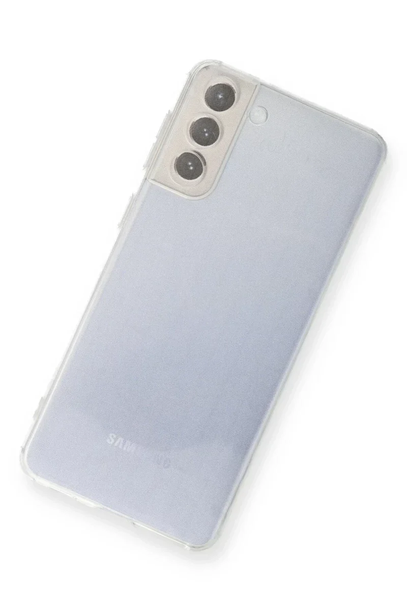 Samsung Galaxy S21 FE Kılıf Lüx Şeffaf Silikon görsel 3