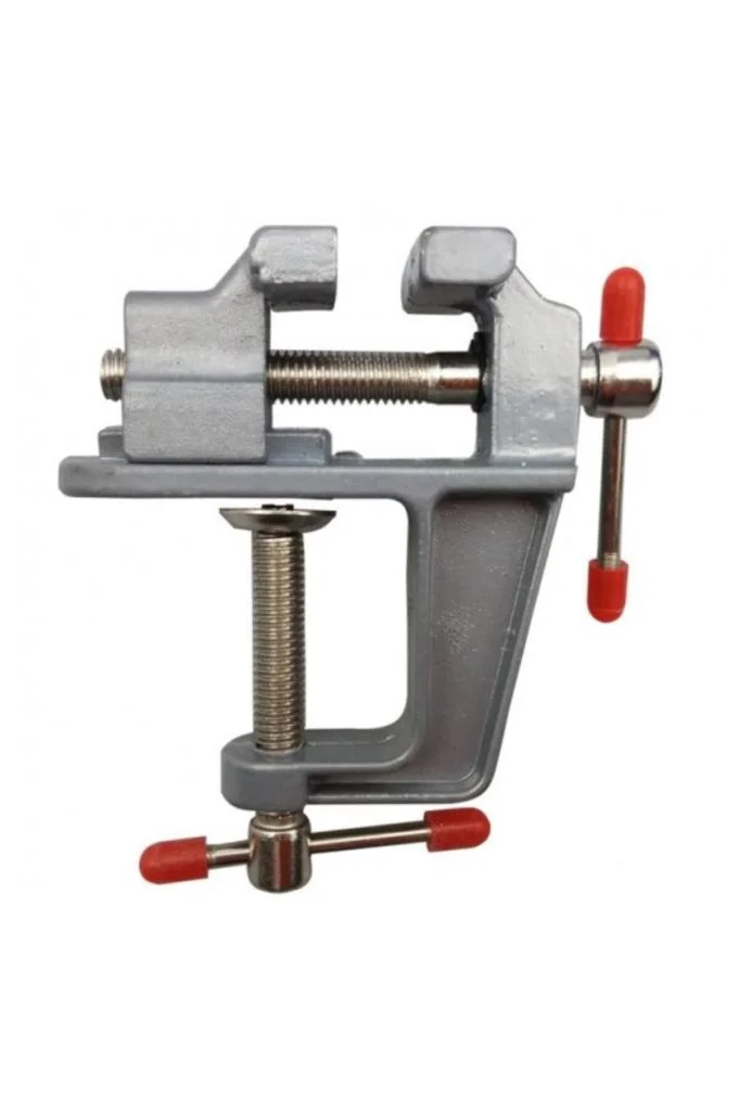 Mini Masa Tezgah Hobi Mengenesi Sabitleme Sıkıştırma Aparat 30mm görsel 2