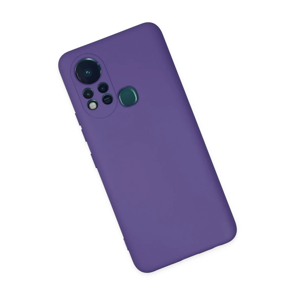 İnfinix Hot 11s Kılıf Nano İçi Kadife Silikon - Mor görsel 3