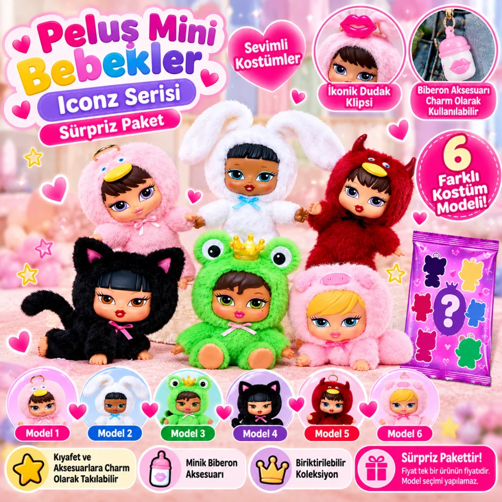 Bratziez Iconz Serisi Bebekleri Sürpriz Paket(ADET FİYATIDIR) görsel 2