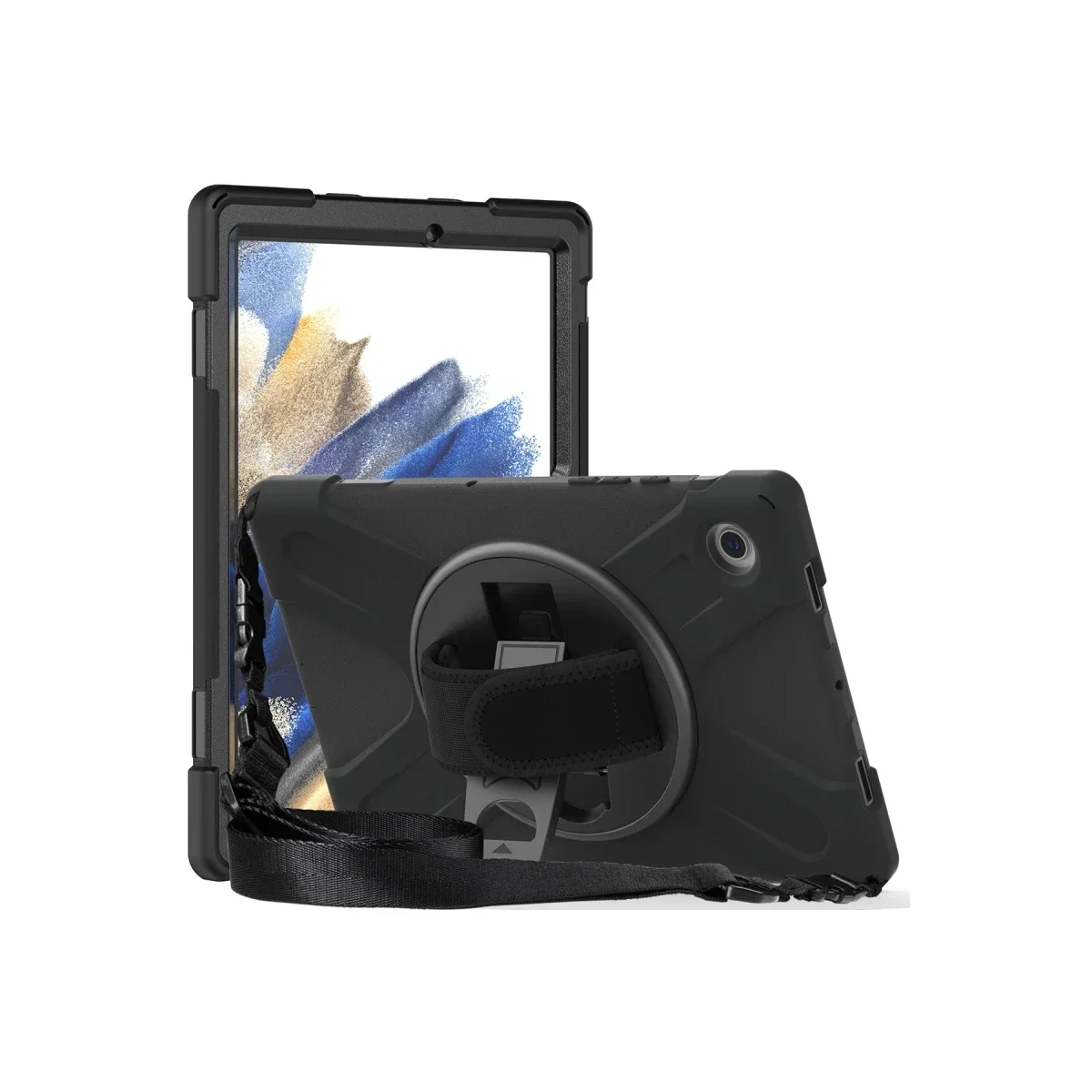 Samsung Galaxy X200 Tab A8 10.5 Kılıf Amazing Tablet Kapak - Mor görsel 4