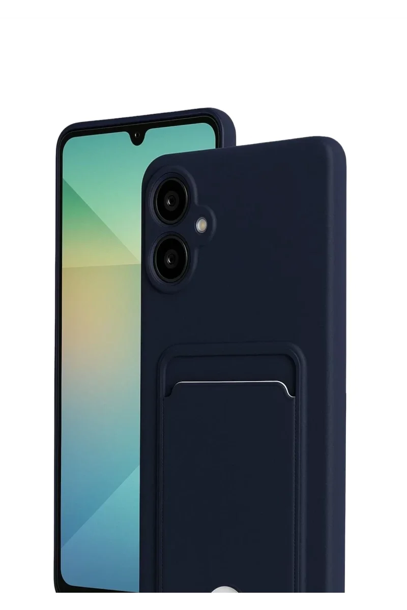 Samsung Galaxy A07 4G Kelvin Kartvizitli Silikon - Lacivert görsel 2