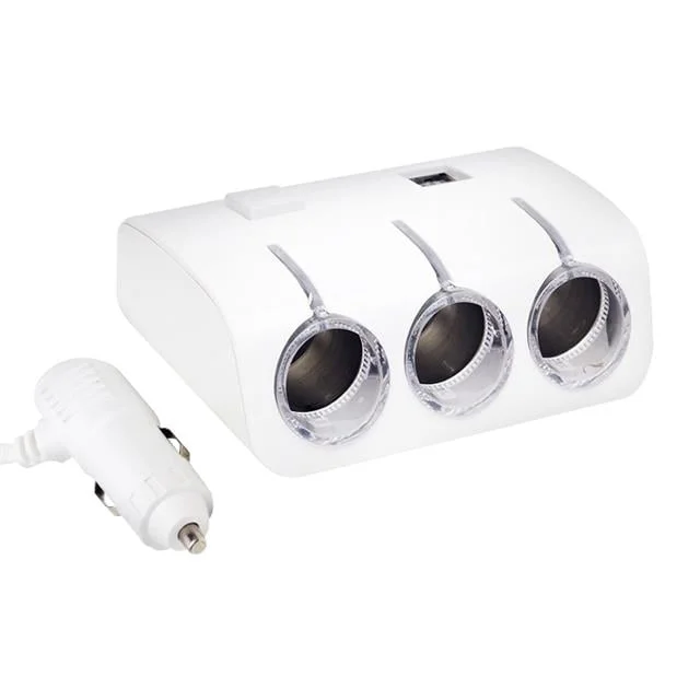PM-18952 12V/24V Uyumlu 3’lü Oto Çakmak Çoklayıcı ve 2’li USB Şarj Cihazı görsel 3