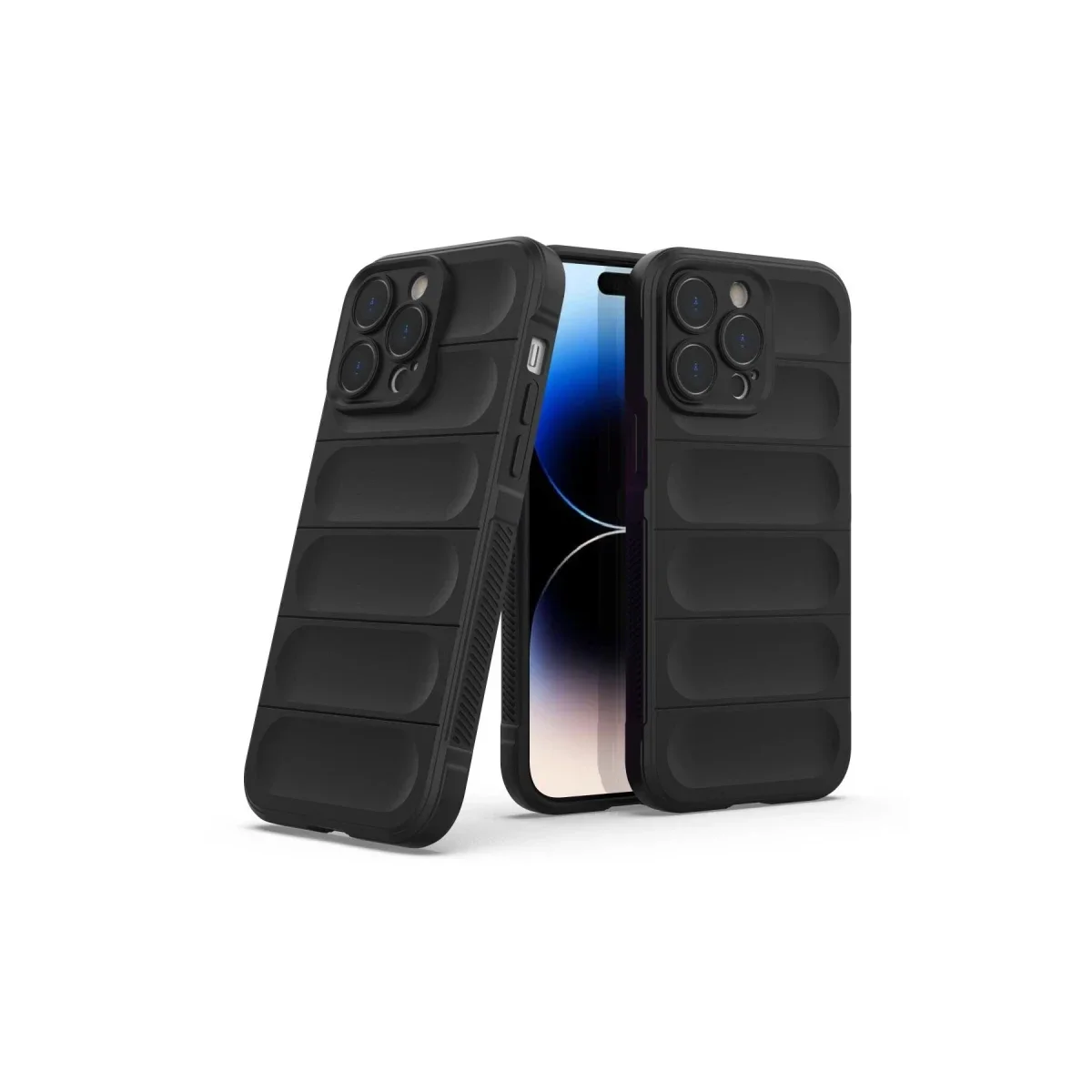 Apple iPhone 14 Pro Kılıf Optimum Silikon - Siyah görsel 2