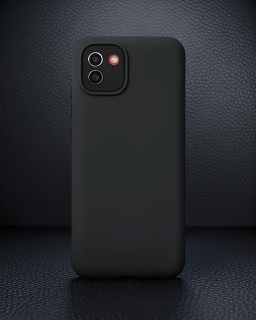 Samsung Galaxy A03 Kılıf First Silikon - Siyah
