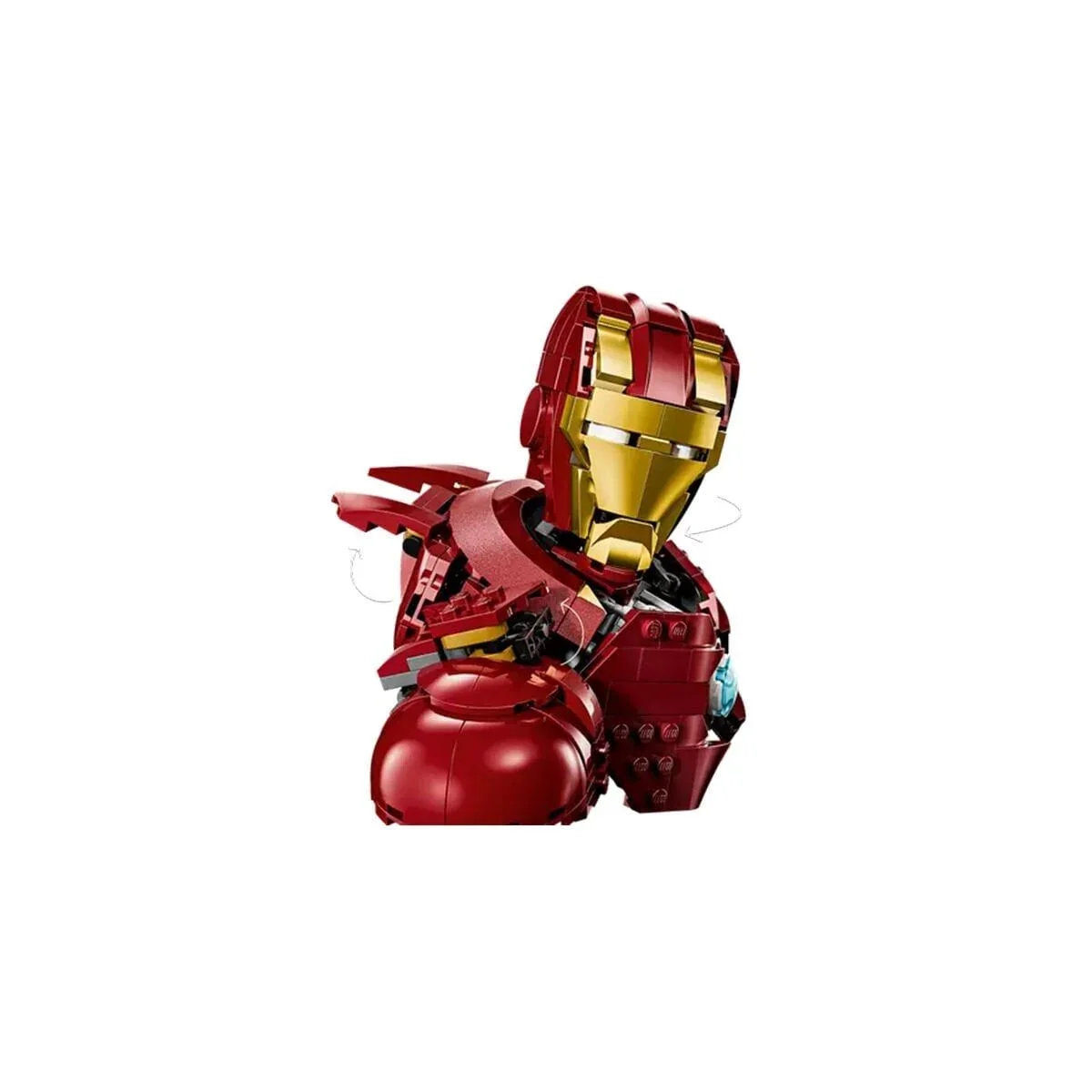 76327 Lego Marvel Iron Man MK4 Büstü 436 parça +18 yaş görsel 3
