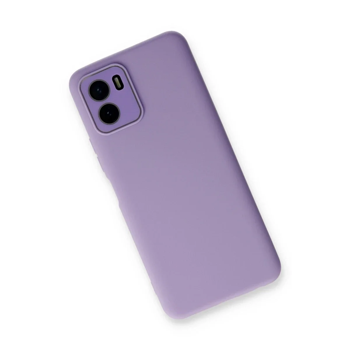 Vivo Y15S Kılıf Lansman Glass Kapak - Lila görsel 2
