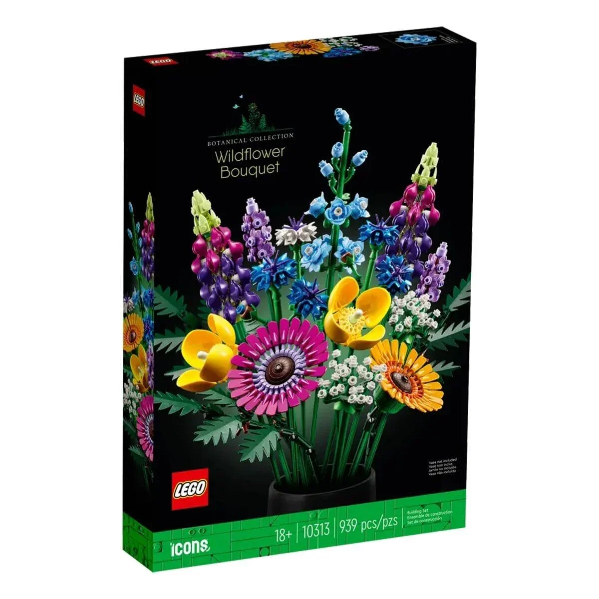 10313 LEGO® Botanicals - Kır Çiçekleri Buketi 939 parça +18 yaş