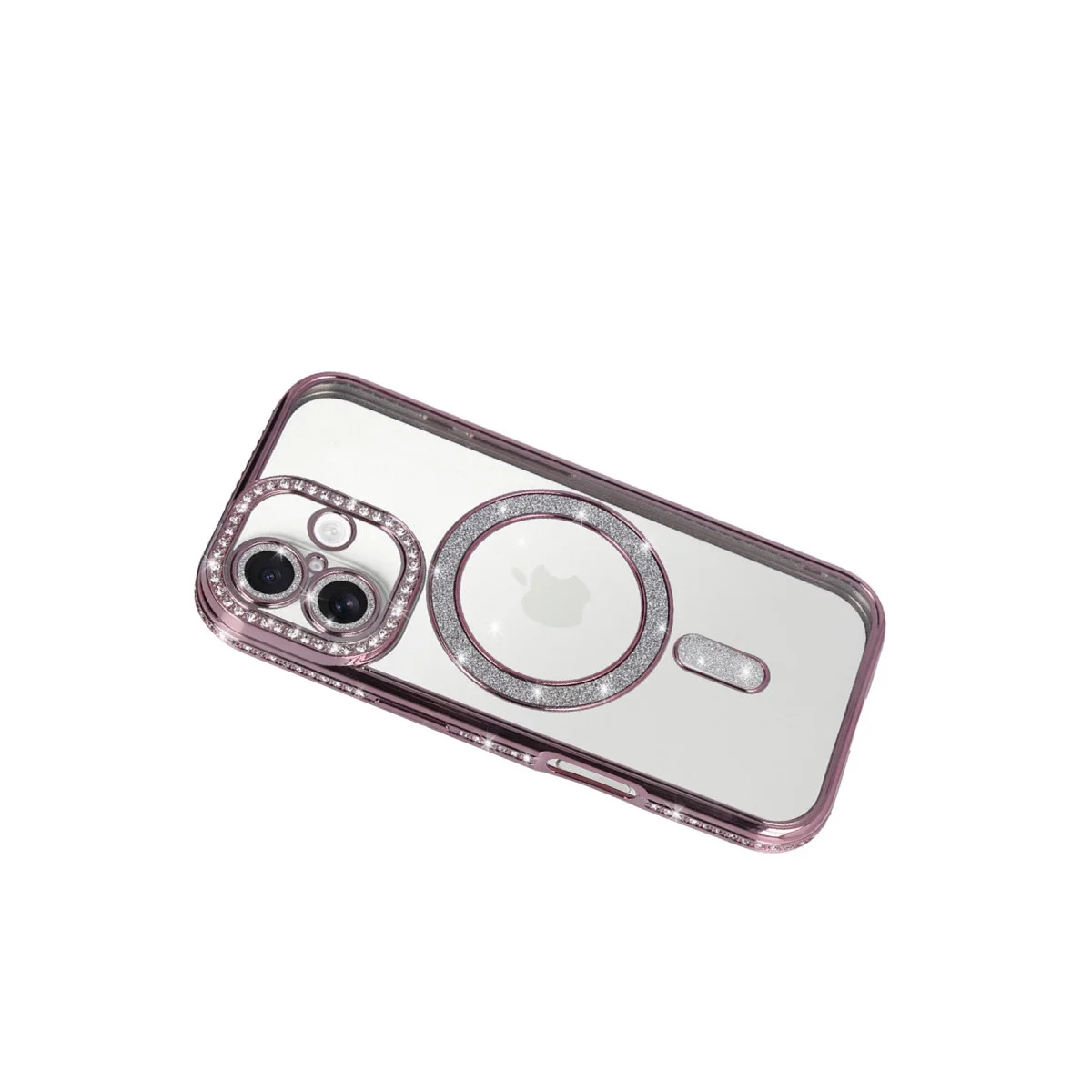 Apple İphone 17 Joke Simli Magneticsafe Kılıf - Pembe görsel 3