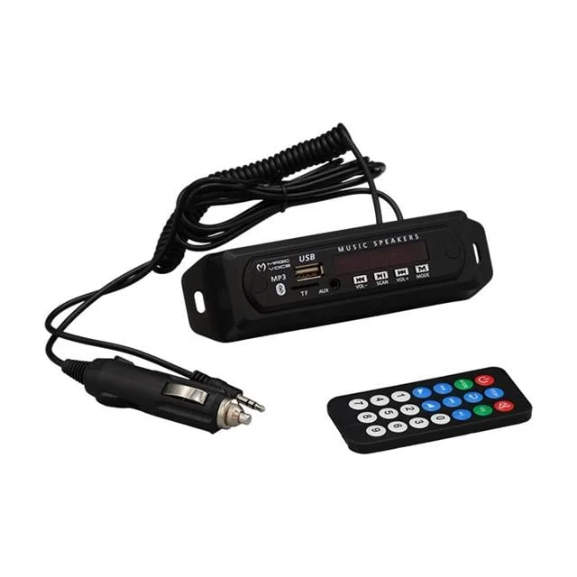 Magicvoice USB-400 Araba Çakmaklık Girişli Bluetooth/USB/TF/FM Destekli MP3 Çalar Modülü