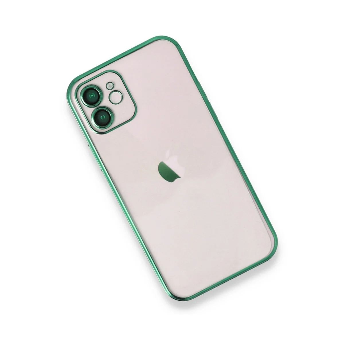 Apple İphone 12 Kılıf Razer Lensli Silikon - Yeşil görsel 3