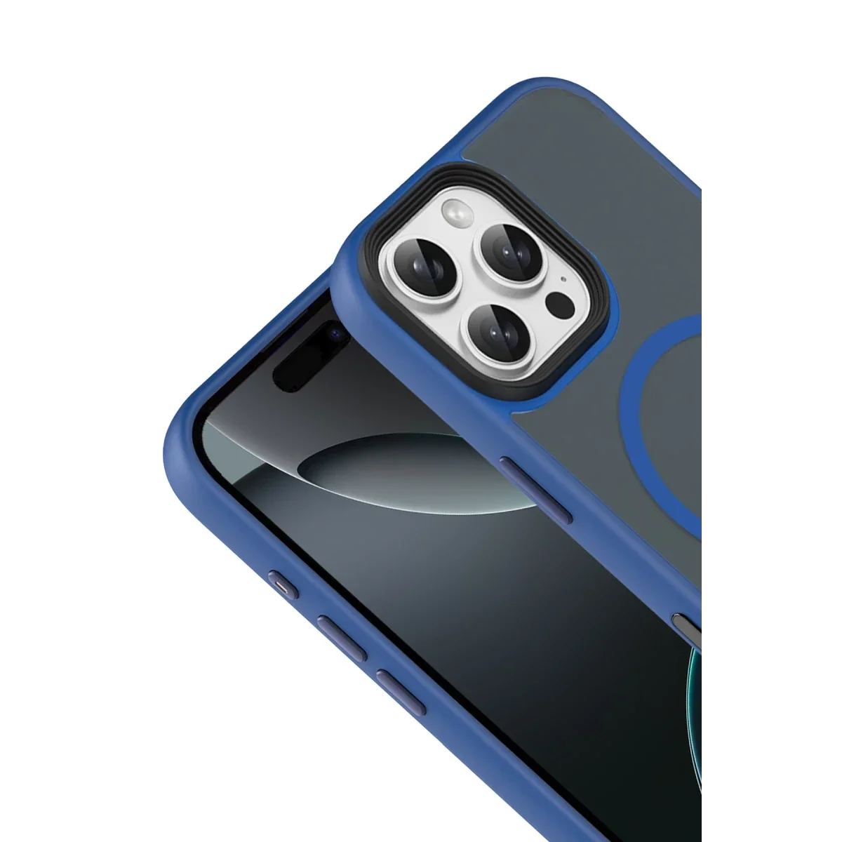 Joko Apple iPhone 16 Pro Max Megane Magsafe Kapak - Lacivert görsel 2
