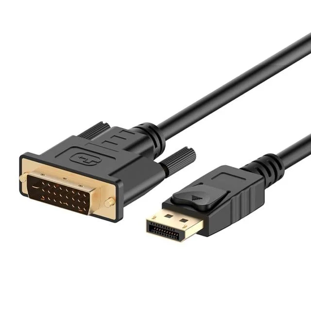 PM-3783 DisplayPort DP to DVI-D 24+1 Pasif Çevirici Dönüştürücü Kablo 1.8 Metre
