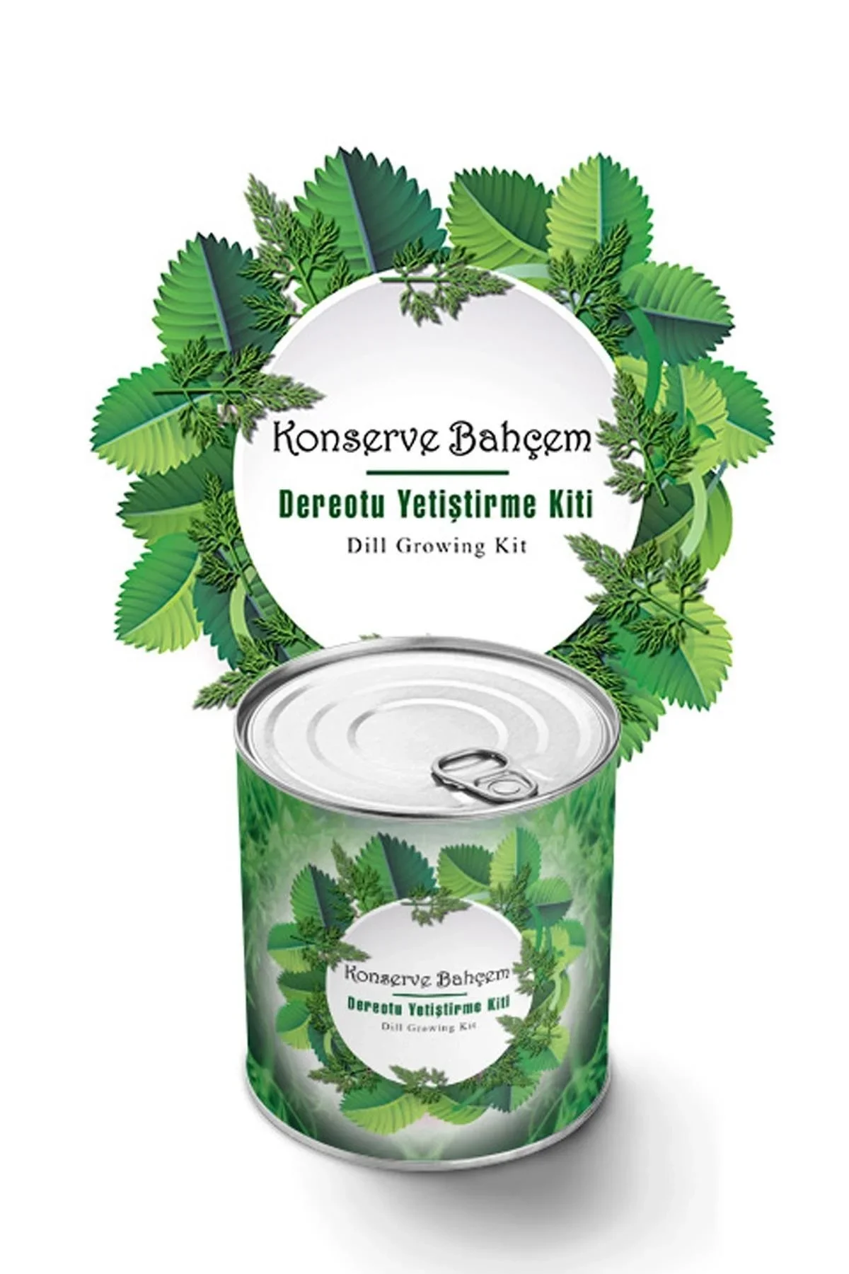 Konserve Bahçem Evde Konservede Dereotu Yetiştirme Kiti Aparatı görsel 2