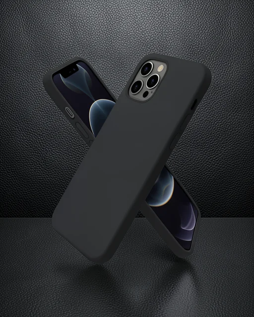 Apple İphone 12 Pro Kılıf First Silikon - Siyah