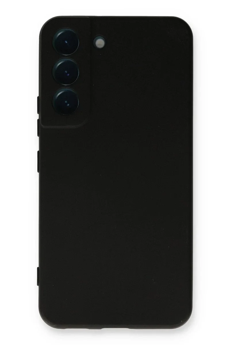 Samsung Galaxy S23 Kılıf Nano içi Kadife Silikon - Siyah