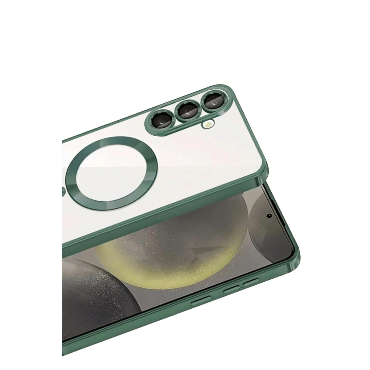 Samsung Galaxy A37 5g Kross Magneticsafe Kapak - Koyu Yeşil görsel 3