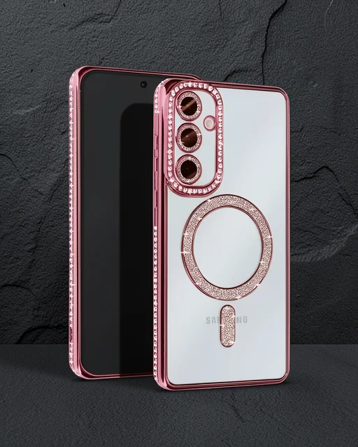 Samsung Galaxy S25 Edge Joke Simli Magneticsafe Kılıf - Pembe