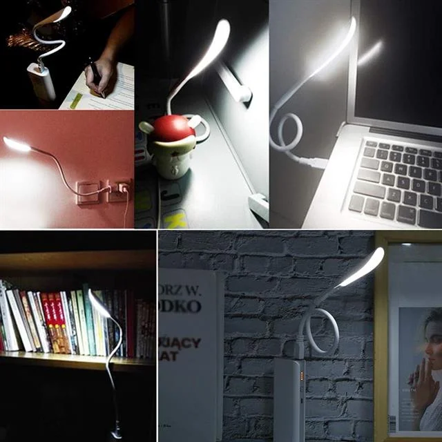 PM-24560 14 Ledli Beyaz Esnek Usb Led Lamba 3 Kademeli görsel 2