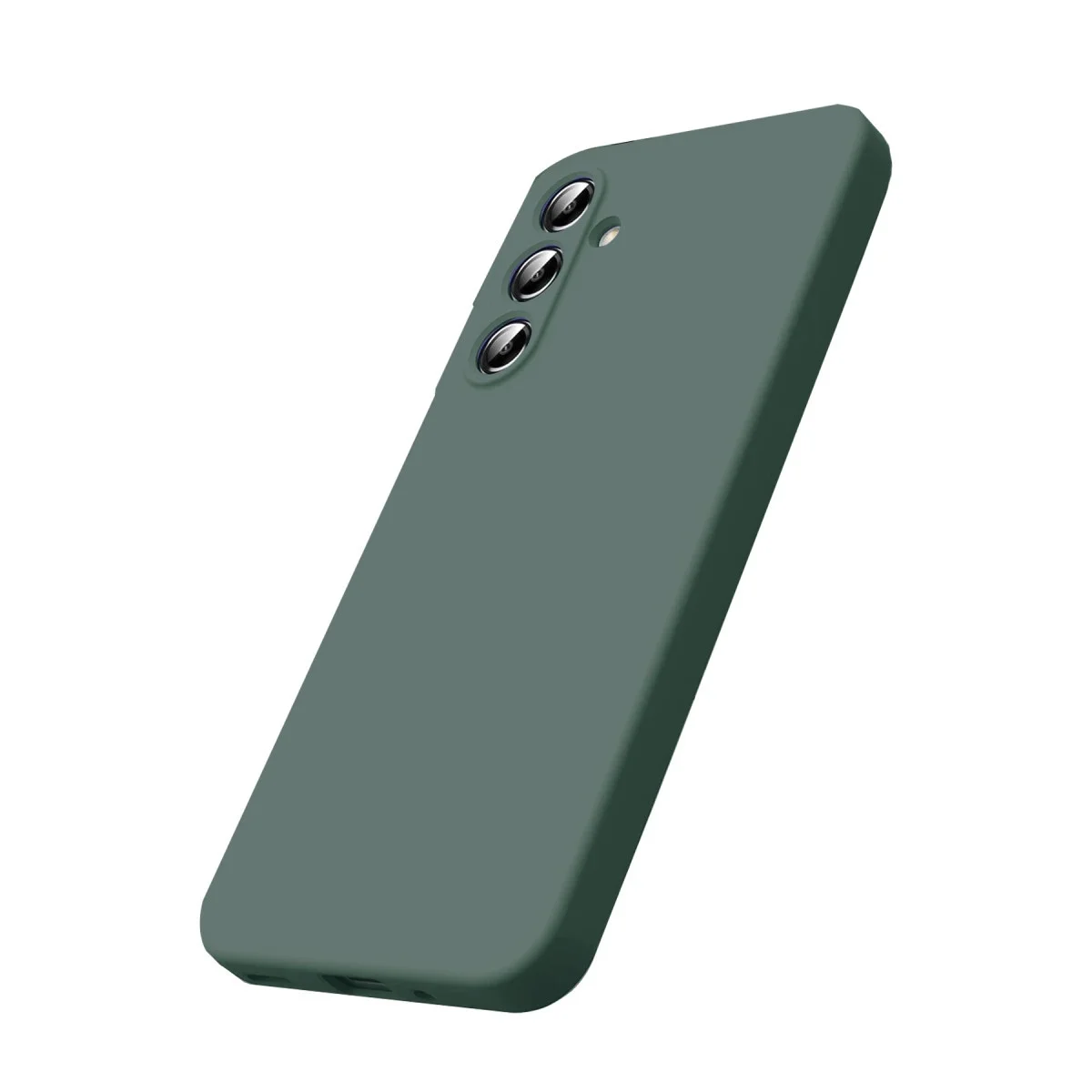 Samsung Galaxy S25 Fe First Silikon - Koyu Yeşil görsel 3