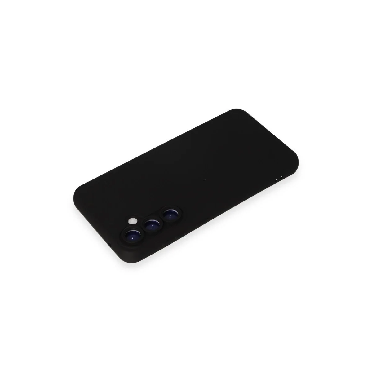 Samsung Galaxy S24 Plus Kılıf Nano İçi Kadife Silikon - Siyah görsel 3