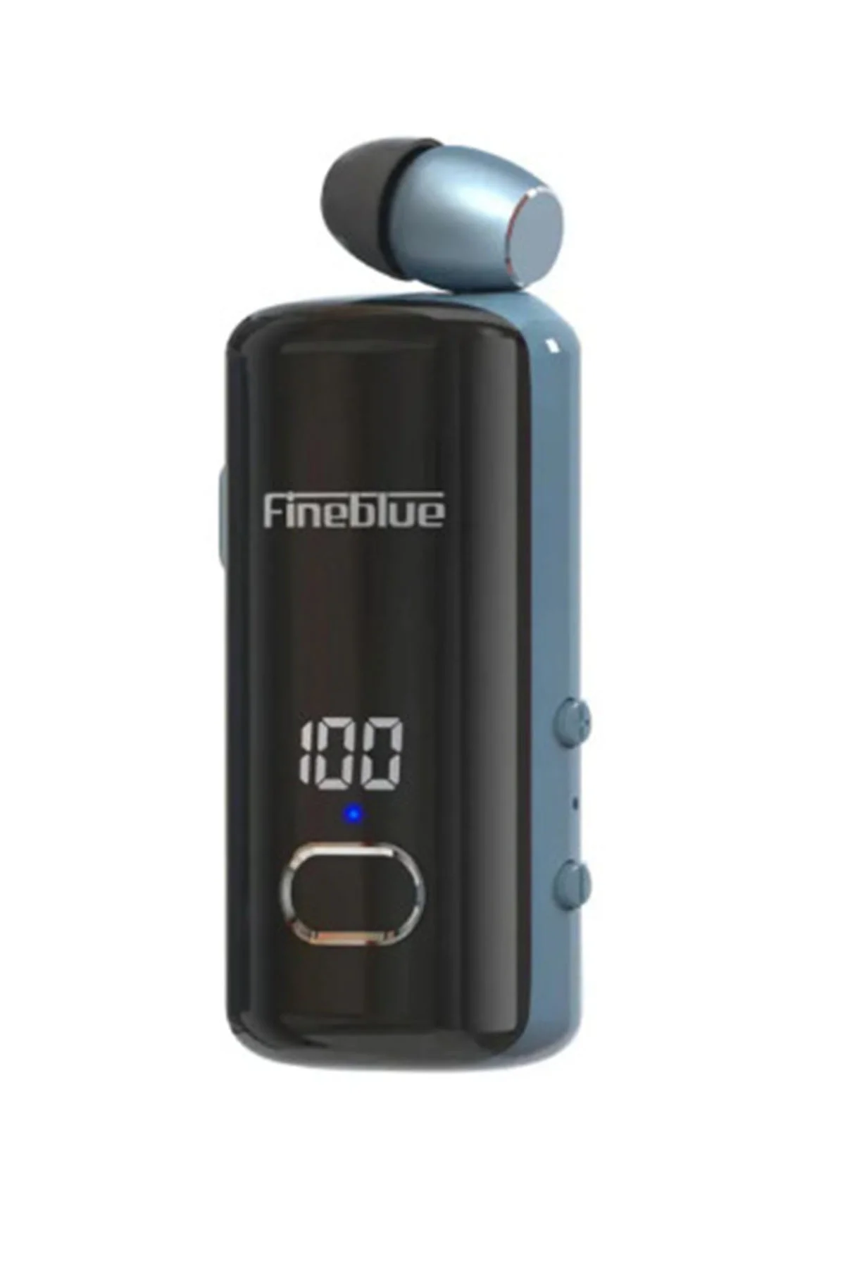Fineblue F580 Dijital Göstergeli Makaralı Titreşimli Bluetooth Kulaklık Mavi